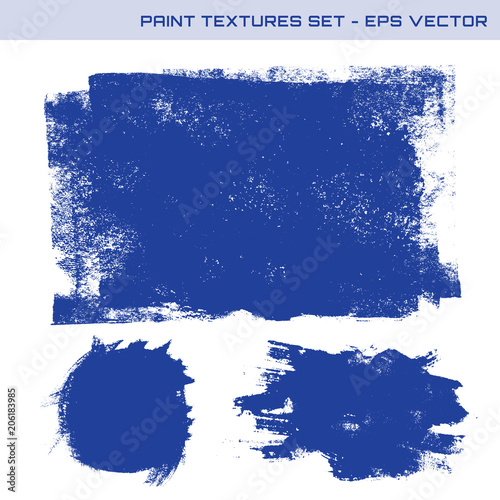 High quality vector paint textures. Ink strokes, blots that can be used as clipping masks or as backgrounds for banners, labels or promotion designs.