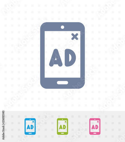 Mobile Ad - Tap Icons . A professional, pixel-perfect icon.