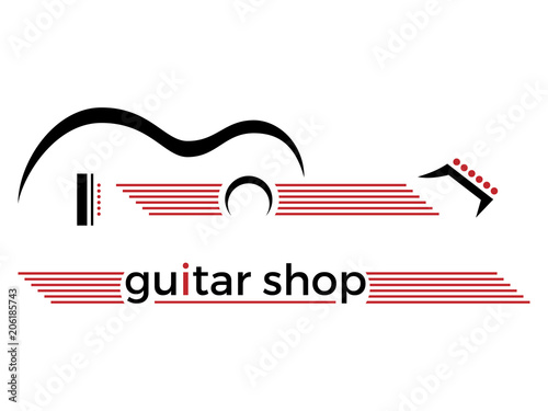 Gitarrengeschäft - guitar shop