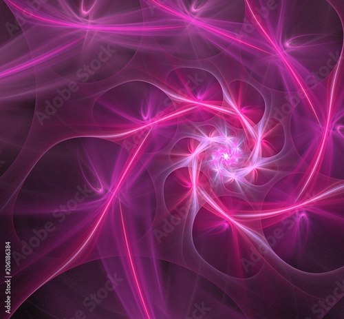 Purple spiral fractal picture