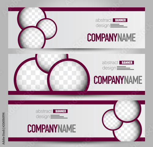 Fotografija Banner template