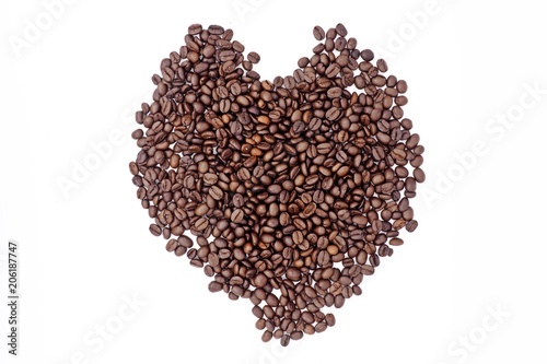 Coffee Beans on white background