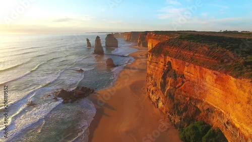 Great Ocean Road aerial view