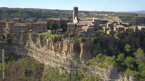 Civita di Bagnoregio aerial view