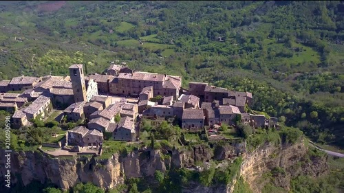 Civita di Bagnoregio aerial view
