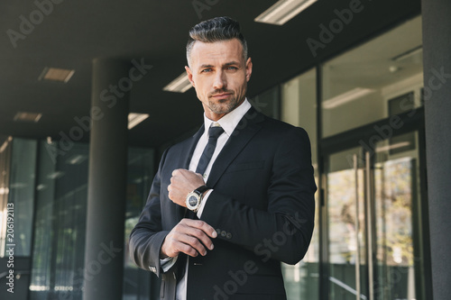 Photography Portrait of a successful young businessman