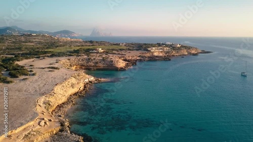 Ibiza aerial sunset 3