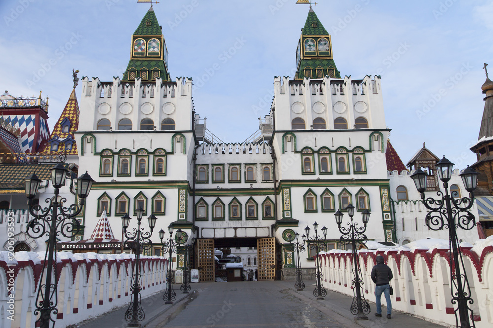 Naklejka premium Ancient Russian buildings