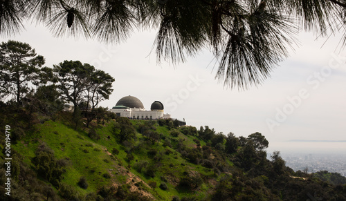 Tableau sur toile View of Griffith Observatory, Los Angeles