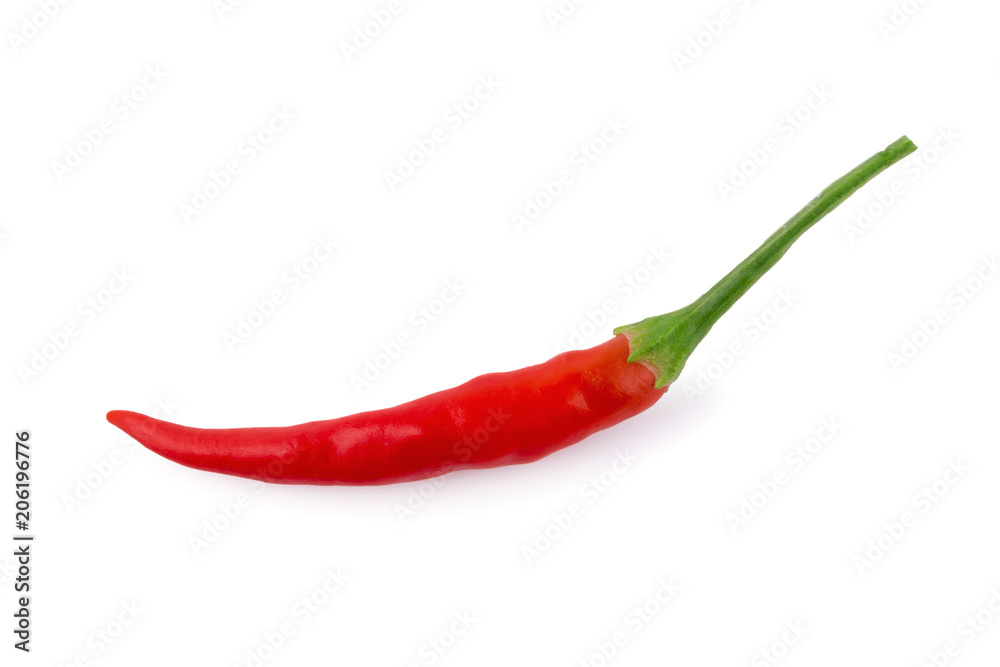 Red chili pepper isolated on a white background Red chili pepper isolated on a white background