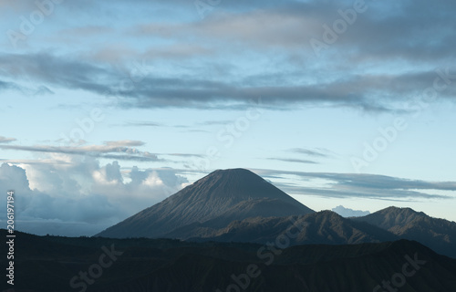 Seven or Muhomeru is the highest volcano on the island of Java in Indonesia