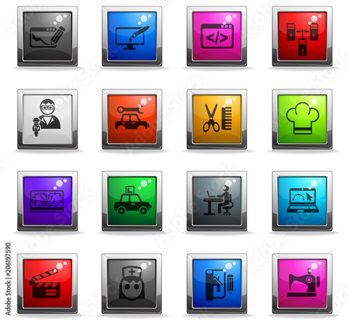 courses icon set