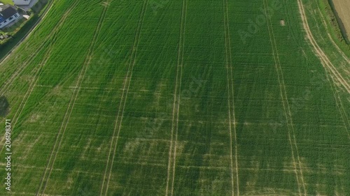 Aerial Shot Of Farm - Birds Eye View