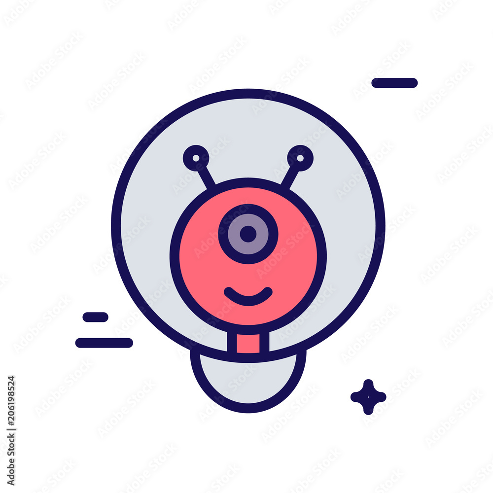 Obraz premium Zestaw ikon astronomii