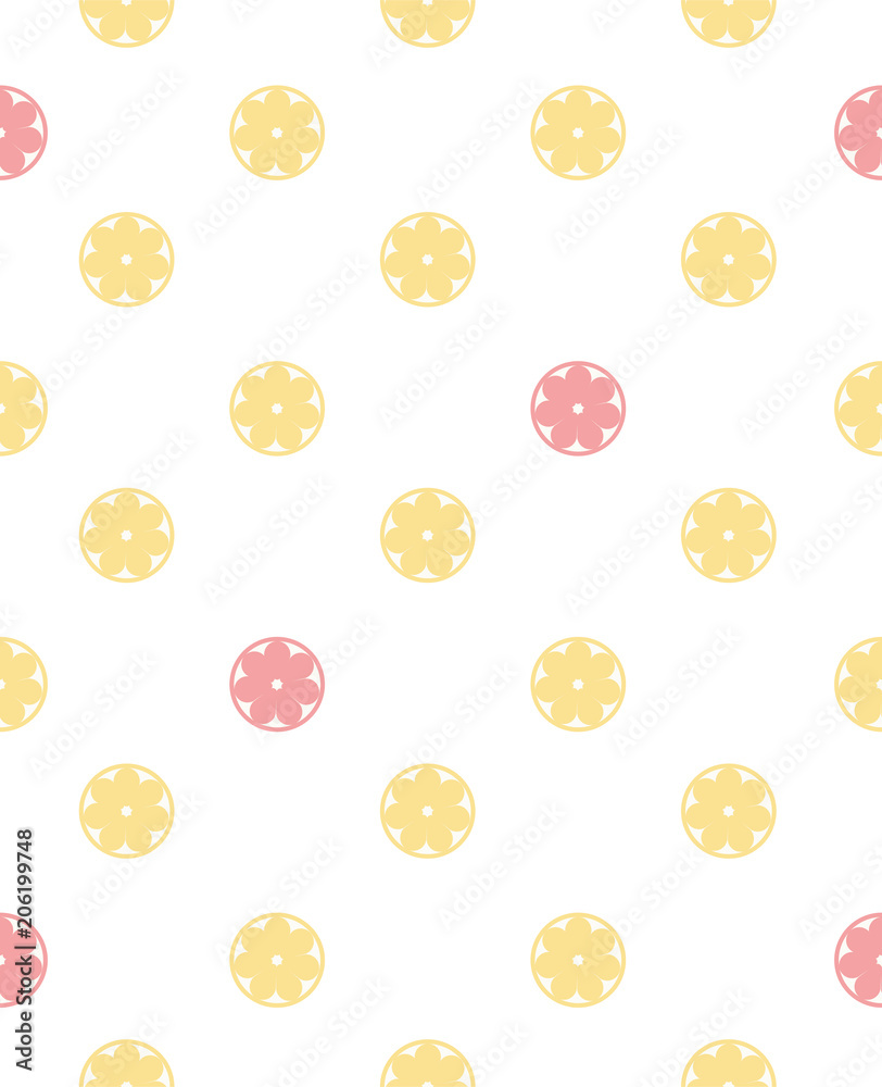 seamless orange and grapefruit pattern