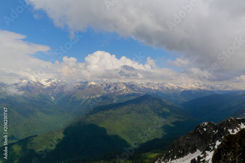 Russia, Sochi, Krasnaya Polyana, Rosa Khutor