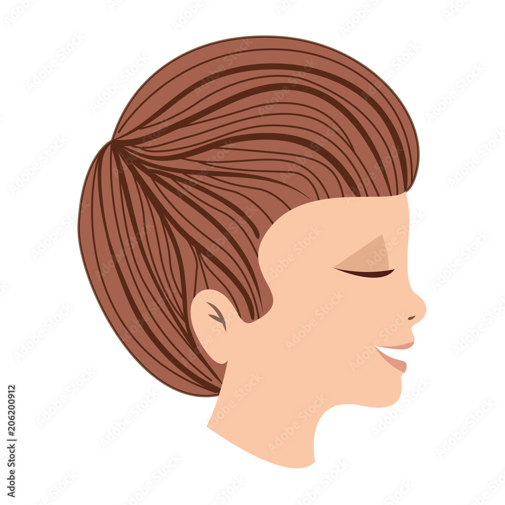 cute little son head avatar character vector illustration design cute little son head avatar character vector illustration design