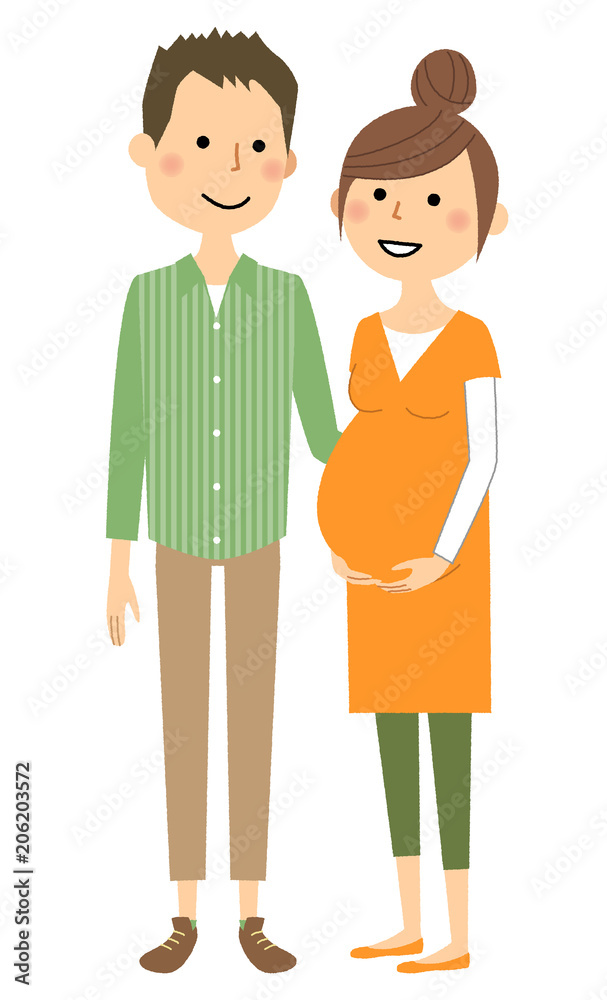 若いカップル 妊婦