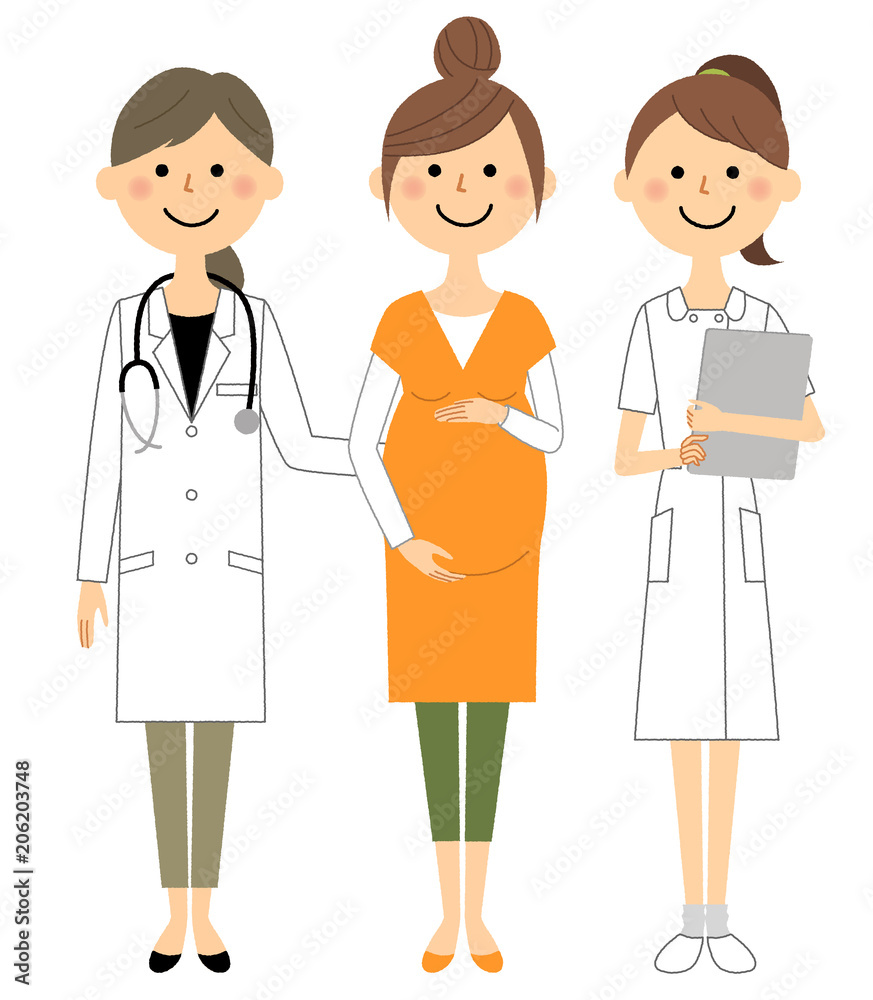 医者と看護婦と妊婦