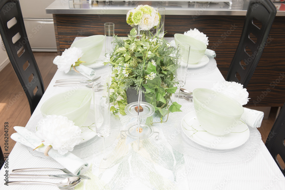 Fototapeta premium テーブルコーディネート