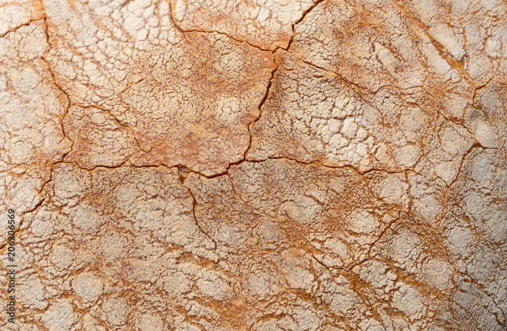 texture of fried crust surface of bread. closeup background Stock Photo ...