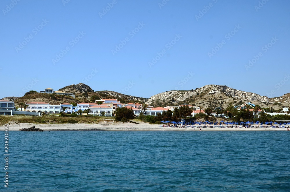 Tour en catamaran au large de la plage de Kardamena (Kos-Grèce)
