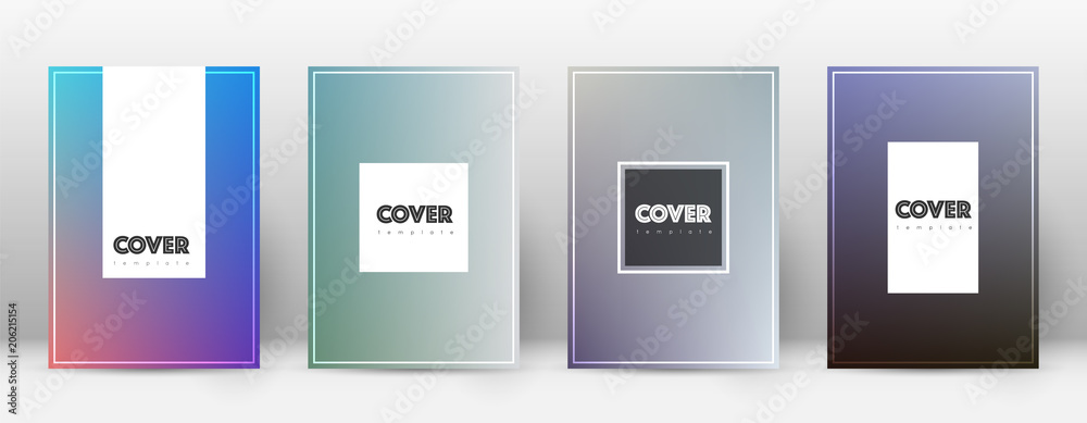 Flyer layout. Hipster glamorous template for Brochure, Annual Report ...