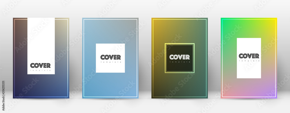Flyer layout. Hipster great template for Brochure, Annual Report, Magazine, Poster, Corporate Presentation, Portfolio, Flyer. Amazing color transition cover page.
