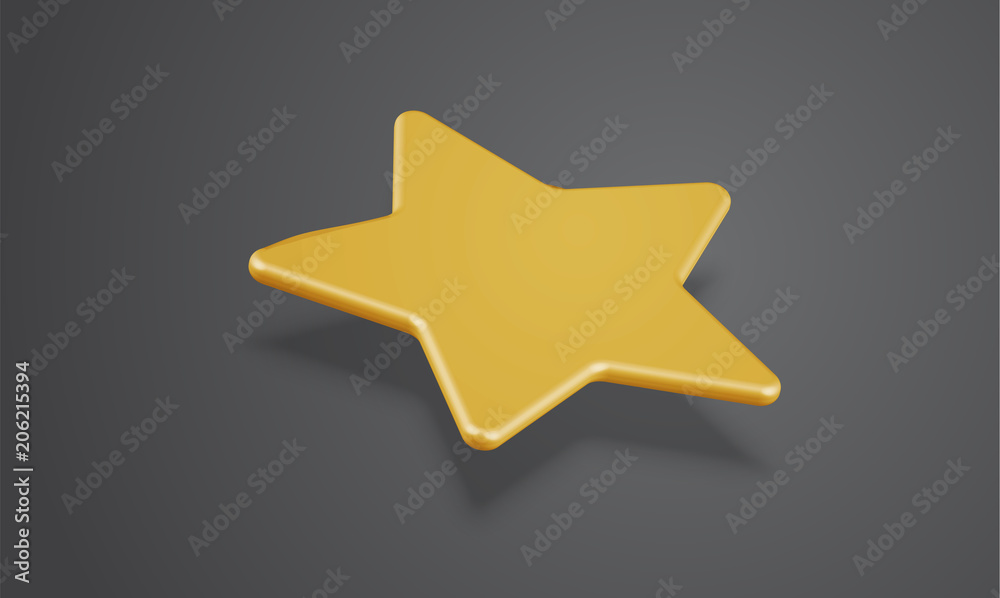 3D star rating or background, vector illustartion 3D star rating or background, vector illustartion