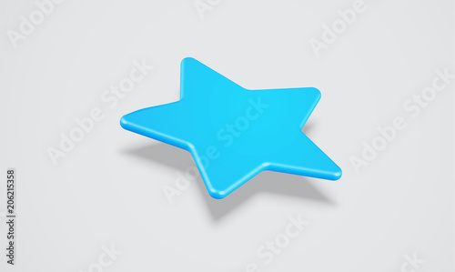 3D star rating or background, vector illustartion