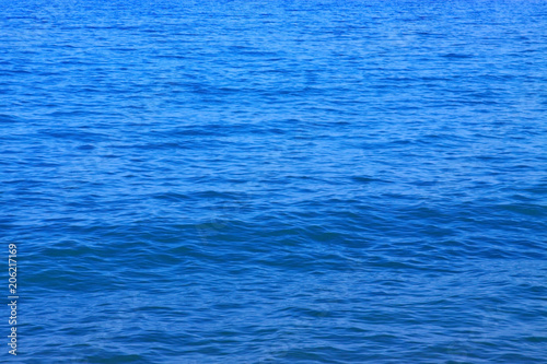 Blue water of Mediterranean Sea.