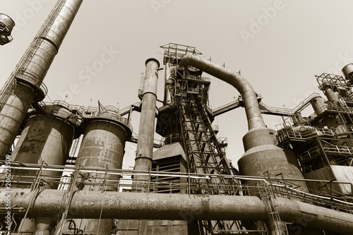 Abandoned steel plant Old Bethlehem Steel Plant in Bethlehem, Pennsylvania