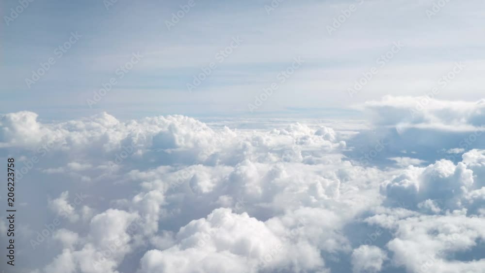 Flight in the clouds in 4K Flight in the clouds in 4K