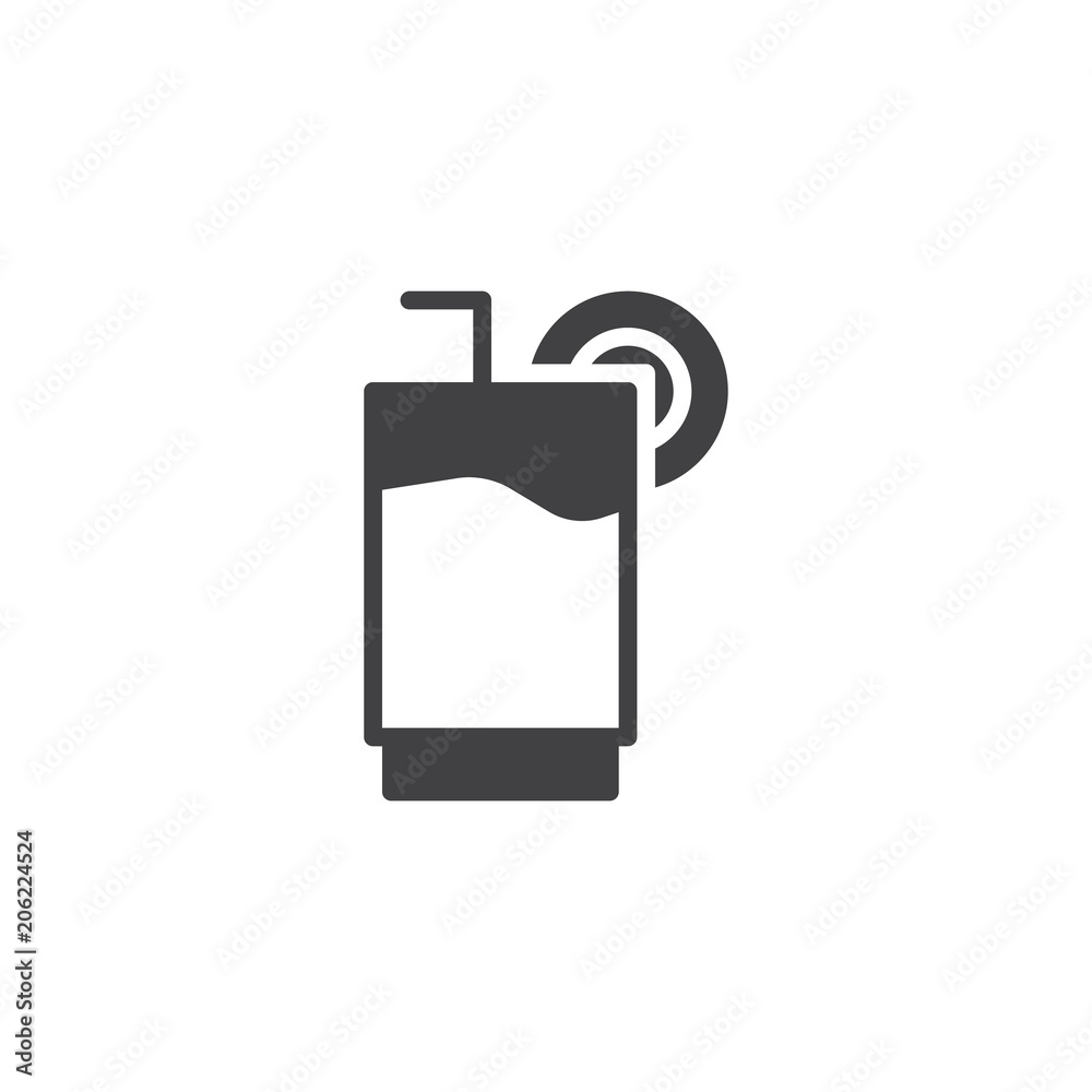 Glass drink with lime and straw vector icon. filled flat sign for mobile concept and web design. Fitness diet cocktail simple solid icon. Symbol, logo illustration. Pixel perfect vector graphics Glass drink with lime and straw vector icon. filled flat sign for mobile concept and web design. Fitness diet cocktail simple solid icon. Symbol, logo illustration. Pixel perfect vector graphics