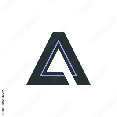 Free Download logo triangle icon. Element of web icon with one color for mobile concept and web apps. Isolated logo triangle icon can be used for web and mobile - GFXLoad