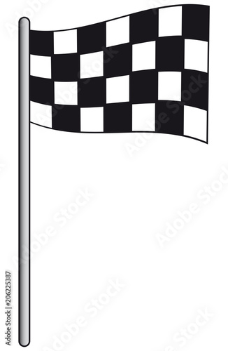 Drapeau à Damier