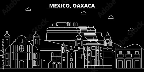 Photography Oaxaca silhouette skyline