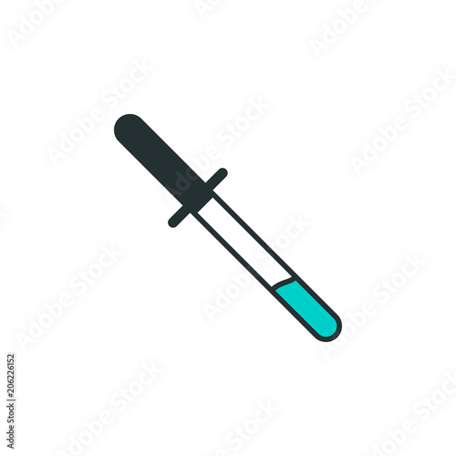 pipette icon. Element of web icon with one color for mobile concept and web apps. Isolated pipette icon can be used for web and mobile