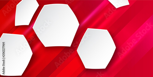 Bright football world cup creative background.