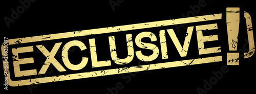 gold stamp EXCLUSIVE!