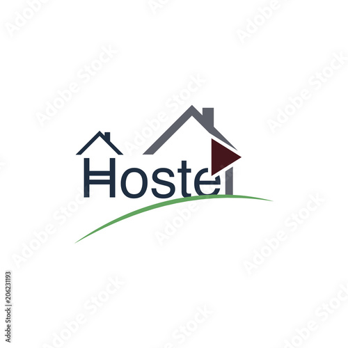 Doodle vector illustration of man with backpack and map in hands who is looking for hostel. Concept of low-cost budget traveling and hostel accommodation for web banners, hero images