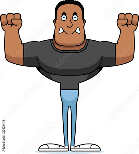 Cartoon Angry Man