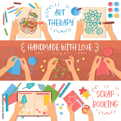 Handmade Banners Set