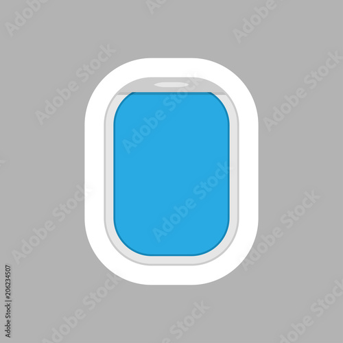 Airplane window for your design