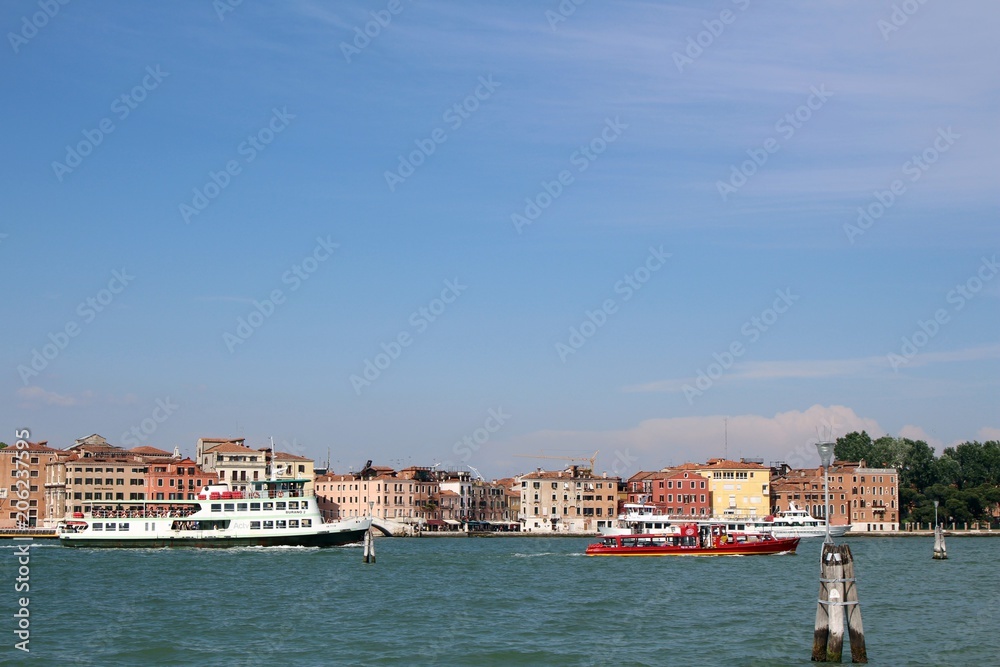 In der Lagune von Venedig.