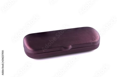 Glasses case isolated on white background