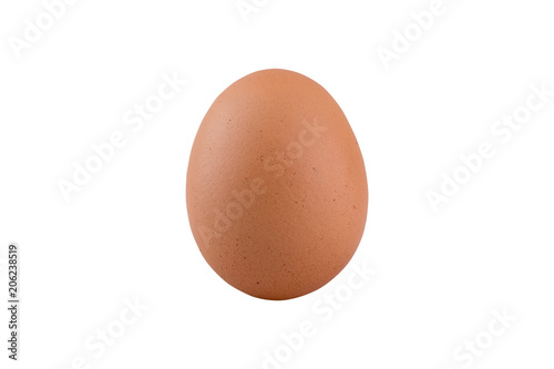 egg isolated on white background - clipping paths