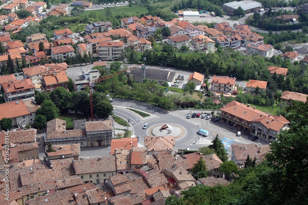 Ansichten von San Marino.