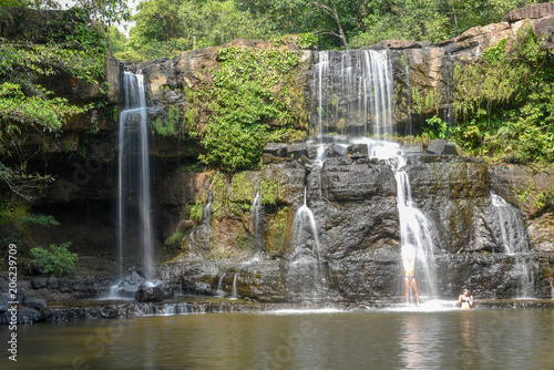 Klongchao waterfall in Koh kood island, Thailand