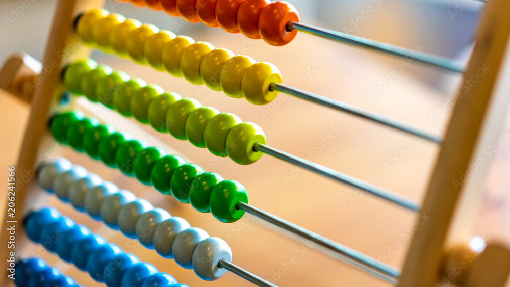 Colorful Wooden Abacus Colorful Wooden Abacus